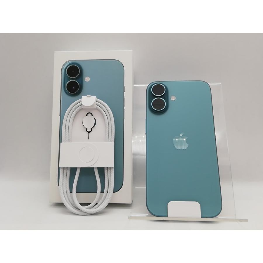美品　iPhone16 128GB ティール　SIMフリー　MYDV3J/A アップル(Apple) iPhone 16 128GB ティール SIMフリー MYDV3J/A