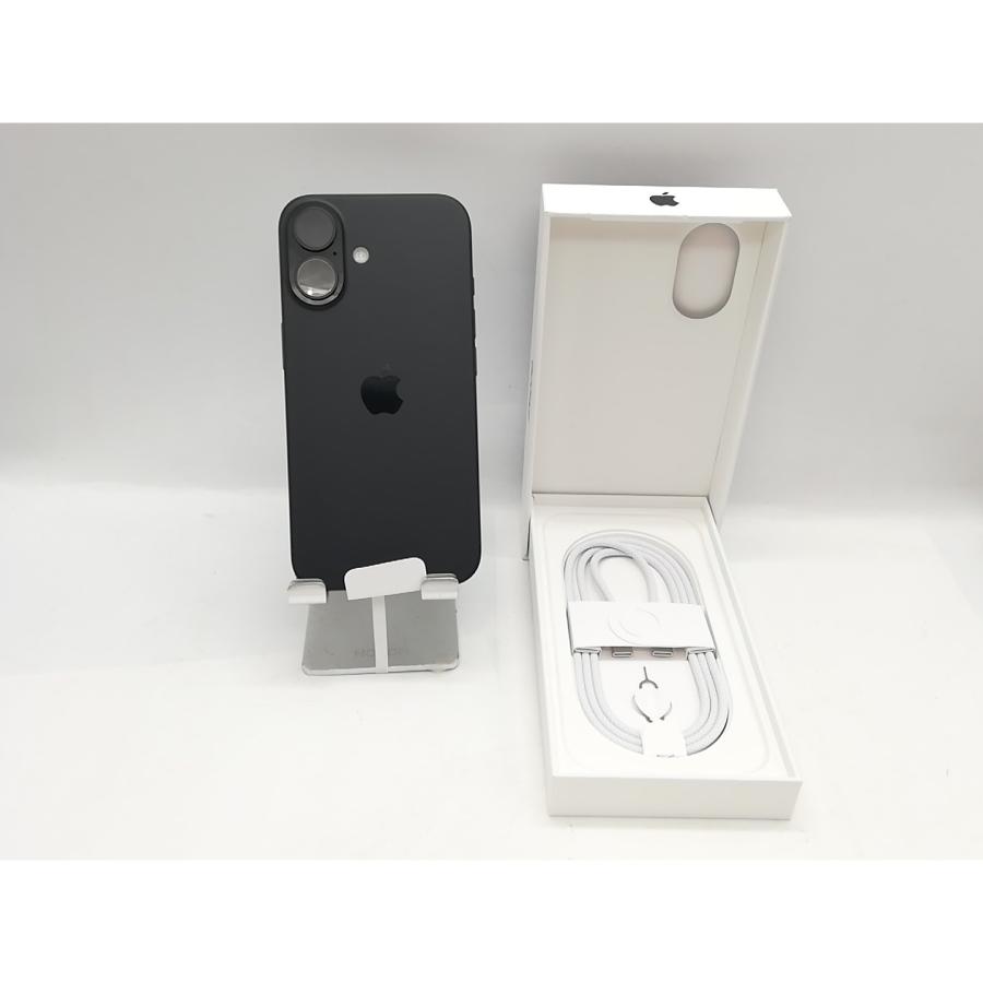 未使用】Apple 国内版 【SIMフリー】 iPhone 16 128GB ブラック MYDQ3J