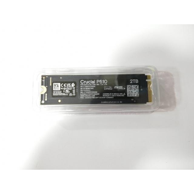 中古】Crucial P510 CT2000P510SSD8-JP 2TB(M.2 2280/PCIe5.0 NVMe