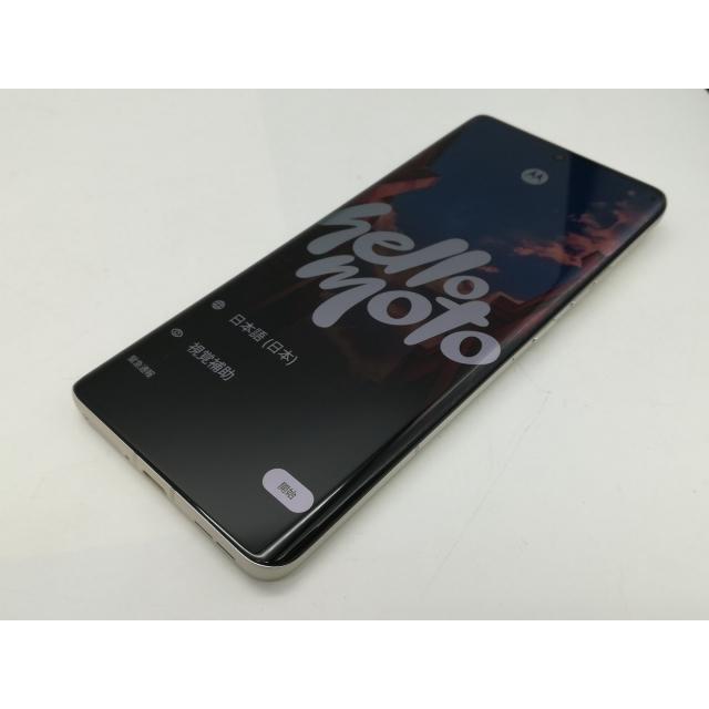 中古】MOTOROLA SoftBank 【SIMフリー】 motorola edge 50s pro バニラ