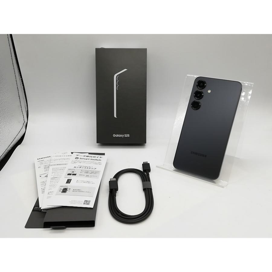 中古】SAMSUNG 国内版 【SIMフリー】 Galaxy S25 ブルーブラック 12GB