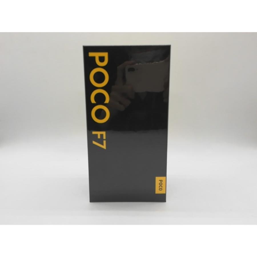 POCO F7 12GB/256GB 国内版 BLACK 黒 新品未開封 未使用】Xiaomi 国内版 【SIMフリー】 Poco F7 ブラック 12GB 256GB