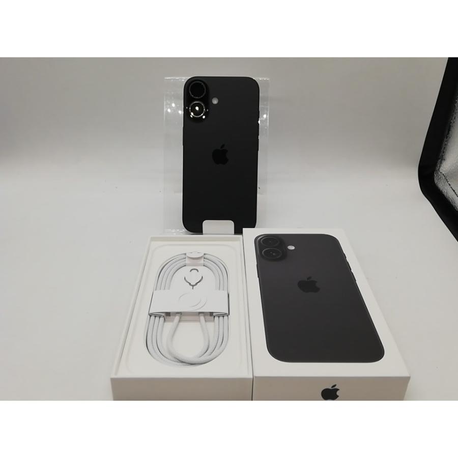 未使用】Apple 国内版 【SIMフリー】 iPhone 16 128GB ブラック MYDQ3J