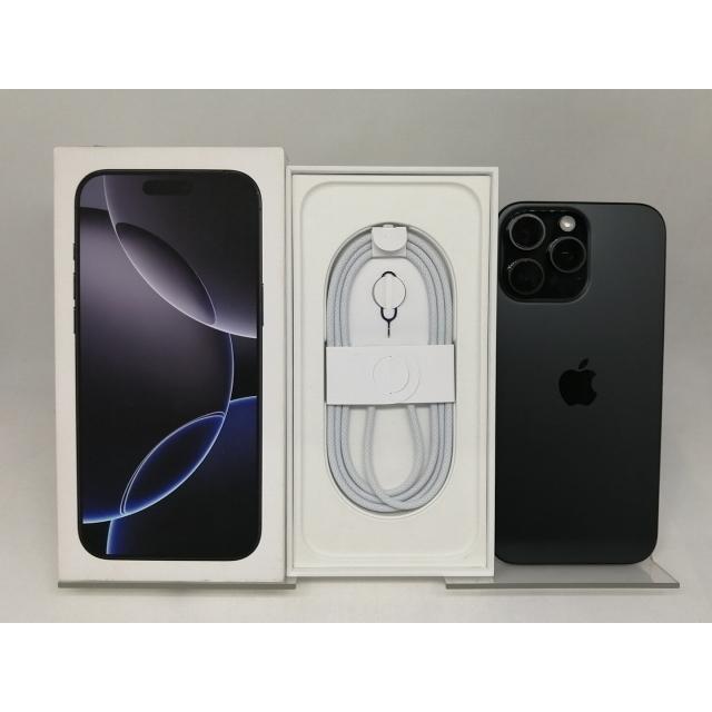 【中古】Apple 国内版 【SIMフリー】 iPhone 16 Pro Max 256GB ブラックチタニウム MYWG3J/A【日本橋3】保証期間１ヶ月【ランクC】の画像