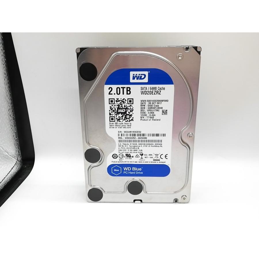 中古】W.D. WD20EZRZ WD Blue 2TB/5400rpm/64MB/6Gbps【道玄坂】保証