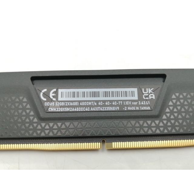中古】DDR5 16GB DDR5-4800(PC5-38400)【デスクトップPC用】【EC