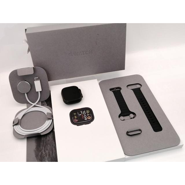 【中古】Apple Apple Watch Ultra2 49mm Cellular ブラックチタニウムケース/ブラックオーシャンバンド MX4P3J/A【神保町】保証期間１ヶ月【ランクA】の画像