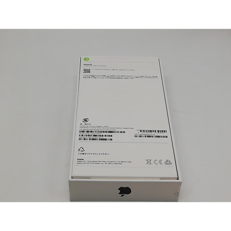 未使用】Apple 国内版 【SIMフリー】 iPhone 16 128GB ブラック MYDQ3J