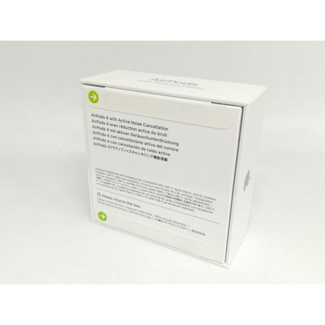 未使用】Apple AirPods 4 アクティブノイズキャンセリング搭載モデル