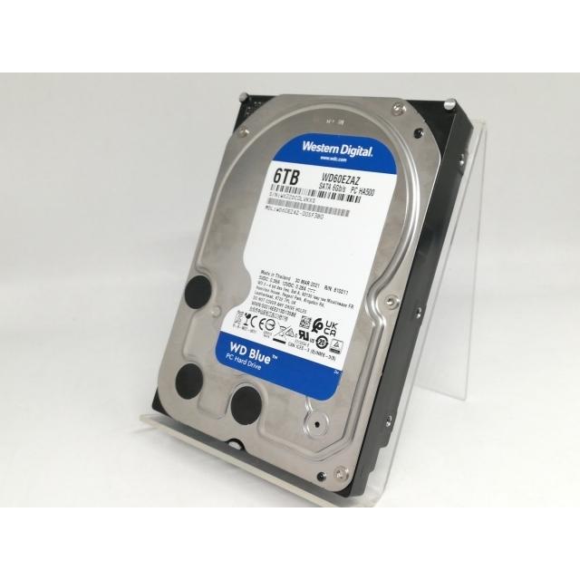 中古】W.D. WD60EZAZ WD Blue 6TB/5400rpm/256MB/6Gbps【道玄坂】保証