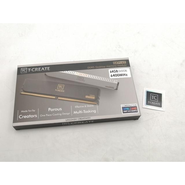 中古】DDR5 32GB 2枚組（合計64GB） DDR5-6400(PC5-51200