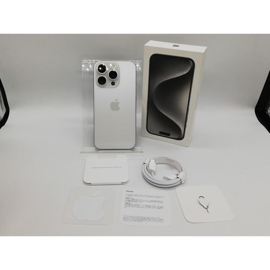 中古】Apple 国内版 【SIMフリー】 iPhone 15 Pro 128GB ホワイト