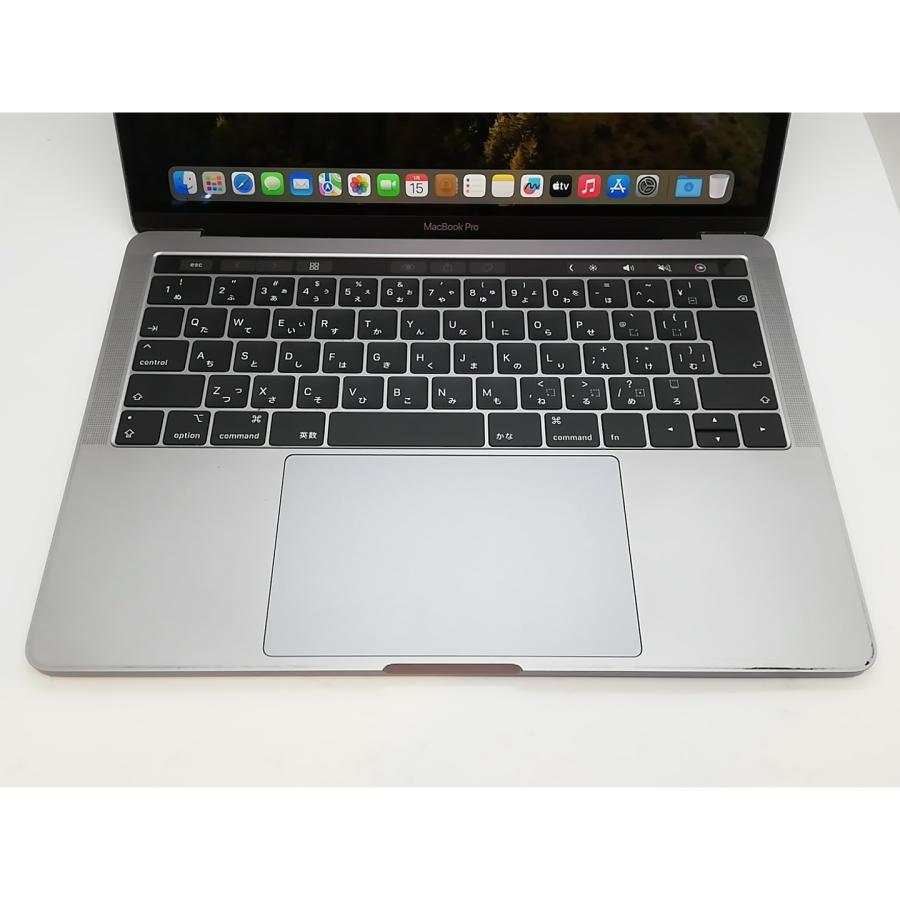 【中古】Apple MacBook Pro 13インチ Corei5:2.3GHz Touch Bar搭載 256GB スペースグレイ MR9Q2J/A (Mid 2018)【高崎モントレー】保証期間１ヶ月【ランクC】の画像