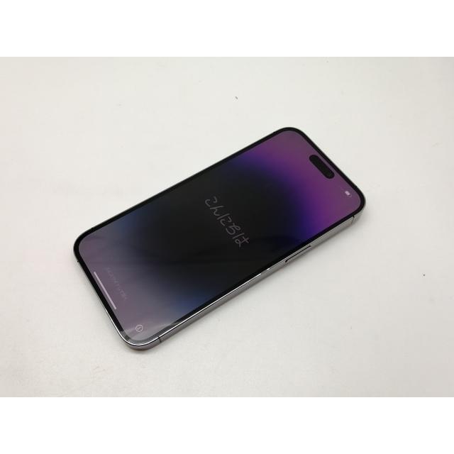 【中古】Apple au 【SIMフリー】 iPhone 14 Pro Max 1TB ディープパープル MQ9N3J/A【宇田川】保証期間１ヶ月【ランクC】の画像