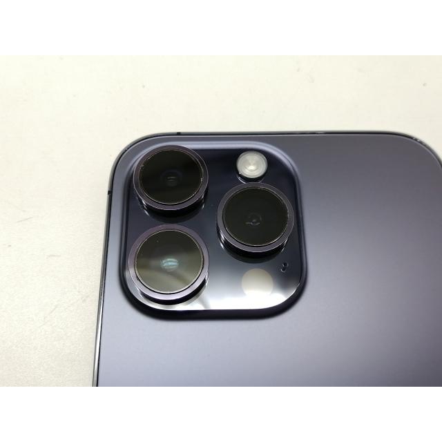 【中古】Apple au 【SIMフリー】 iPhone 14 Pro Max 1TB ディープパープル MQ9N3J/A【宇田川】保証期間１ヶ月【ランクC】の画像
