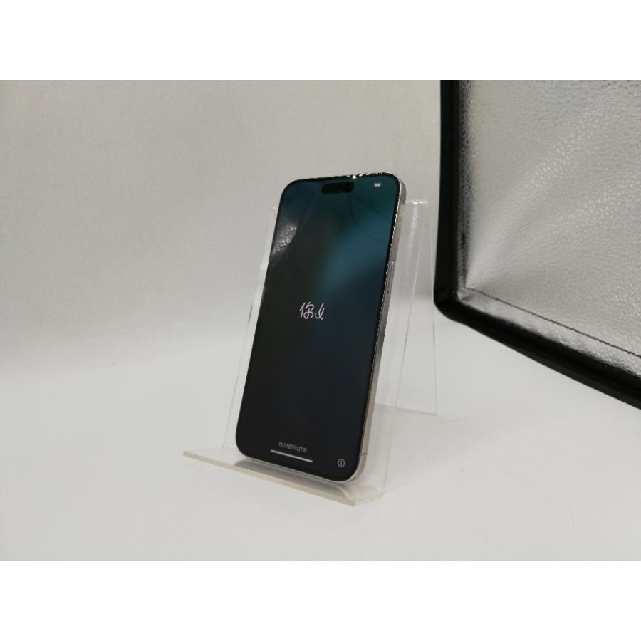 【中古】Apple 国内版 【SIMフリー】 iPhone 15 Pro Max 1TB ホワイトチタニウム MU703J/A【宇田川】保証期間１ヶ月【ランクC】の画像
