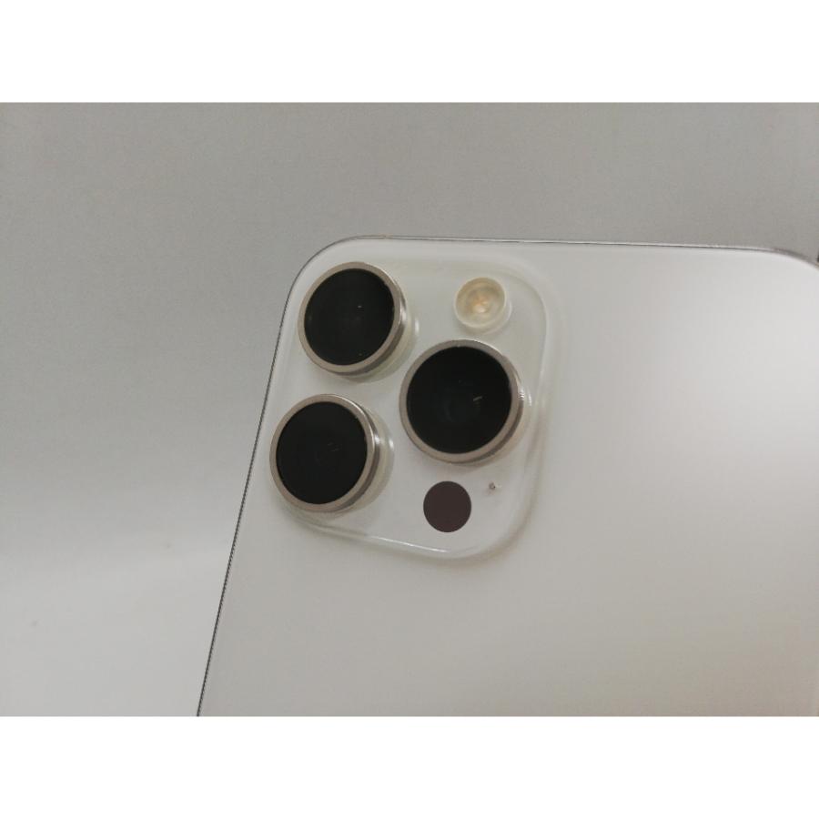 【中古】Apple 国内版 【SIMフリー】 iPhone 15 Pro Max 1TB ホワイトチタニウム MU703J/A【宇田川】保証期間１ヶ月【ランクC】の画像