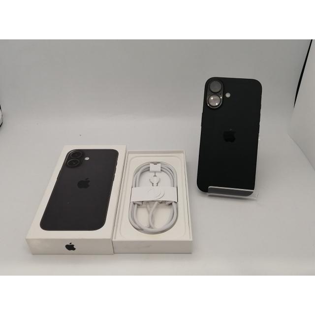 中古】Apple 国内版 【SIMフリー】 iPhone 16 256GB ブラック MYDW3J/A