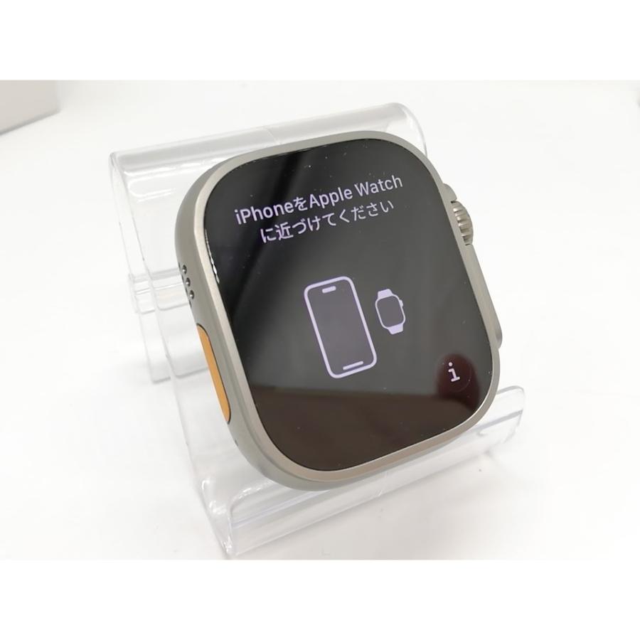 中古】Apple Watch Ultra3 49mm Cellular ナチュラルチタニウムケース 