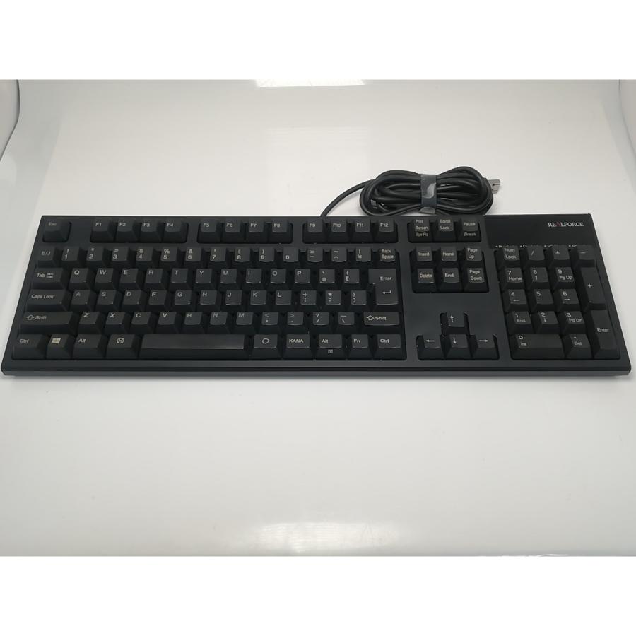 東プレ REALFORCE  R2-JP4-BK 日本語配列 使用僅か 中古 中古】東プレ REALFORCE R2-JP4-BK [日本語配列/45g/ブラック]【秋葉3