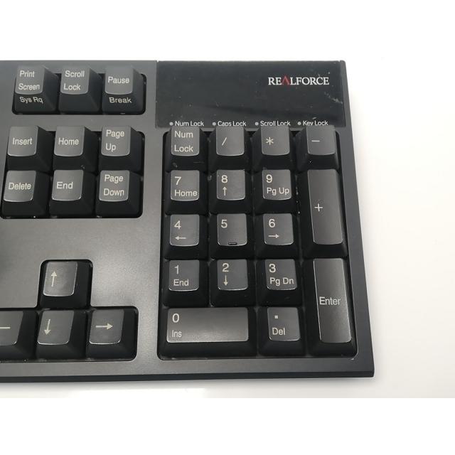 東プレ REALFORCE  R2-JP4-BK 日本語配列 使用僅か 中古 中古】東プレ REALFORCE R2-JP4-BK [日本語配列/45g/ブラック]【秋葉3
