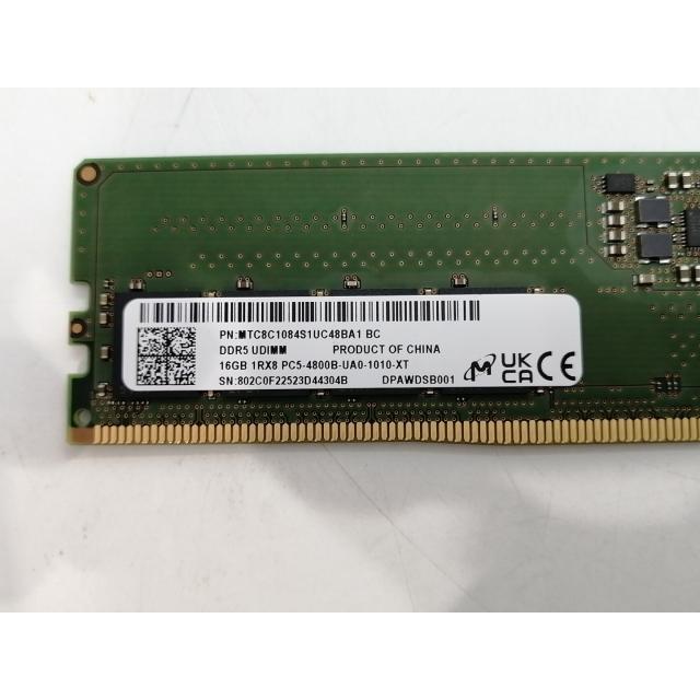 中古】DDR5 16GB DDR5-4800(PC5-38400)【デスクトップPC用】【浜松駅前