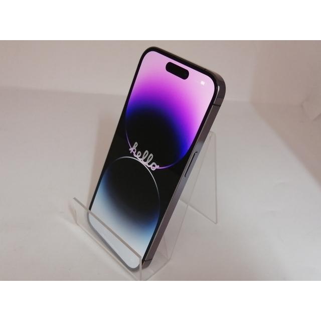 【中古】Apple 国内版 【SIMフリー】 iPhone 14 Pro 512GB ディープパープル MQ283J/A【宇田川】保証期間１ヶ月【ランクC】の画像