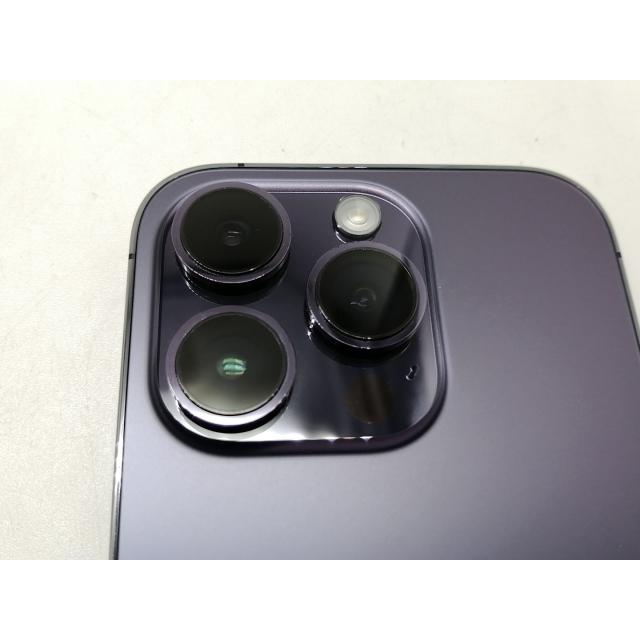 【中古】Apple 国内版 【SIMフリー】 iPhone 14 Pro 512GB ディープパープル MQ283J/A【宇田川】保証期間１ヶ月【ランクC】の画像