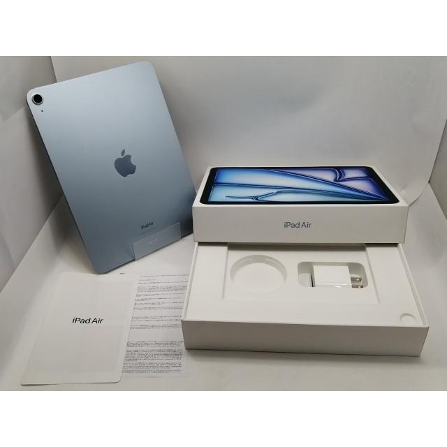 【中古】Apple 【Wi-Fi】 11インチ iPad Air（M2/2024） 128GB ブルー MUWD3J/A【宇田川】保証期間１ヶ月【ランクB】の画像