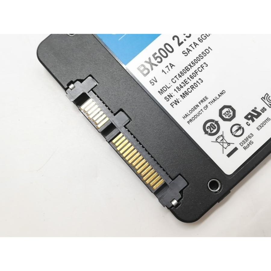 中古】Crucial BX500(CT480BX500SSD1) 480GB/SSD/6GbpsSATA【道玄坂