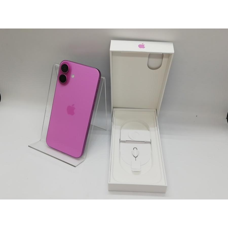 【中古】Apple 国内版 【SIMフリー】 iPhone 16 Plus 256GB ピンク MXVJ3J/A【道玄坂】保証期間１ヶ月【ランクA】の画像