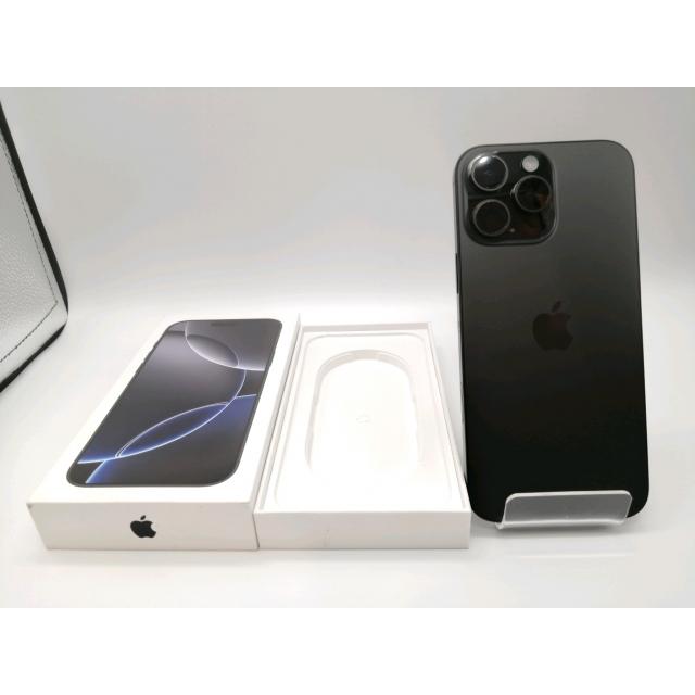 中古】Apple 国内版 【SIMフリー】 iPhone 16 Pro Max 256GB ブラック