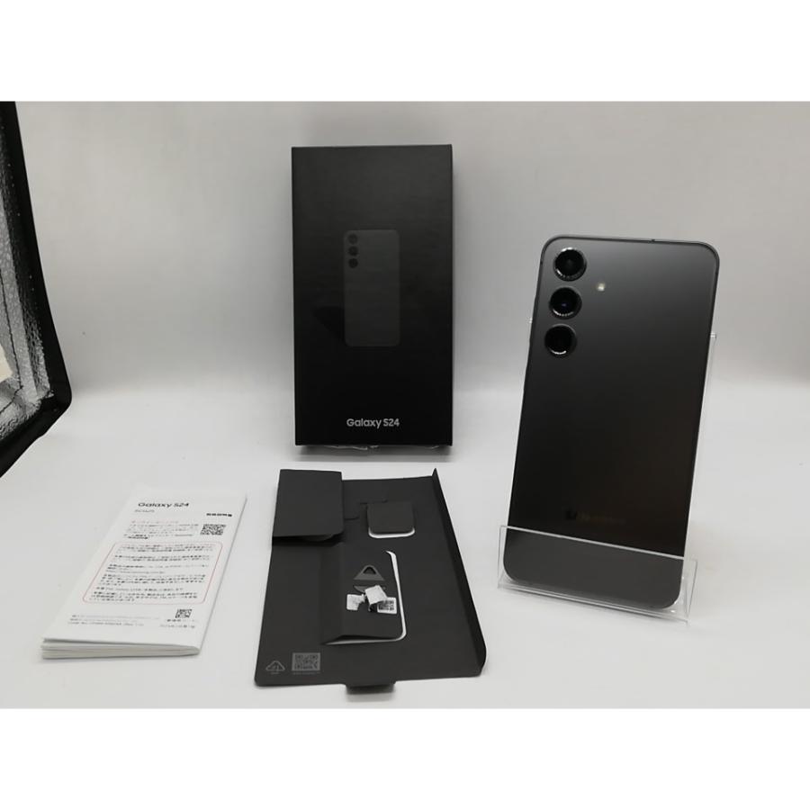 中古】SAMSUNG au 【SIMフリー】 Galaxy S24 オニキスブラック 8GB
