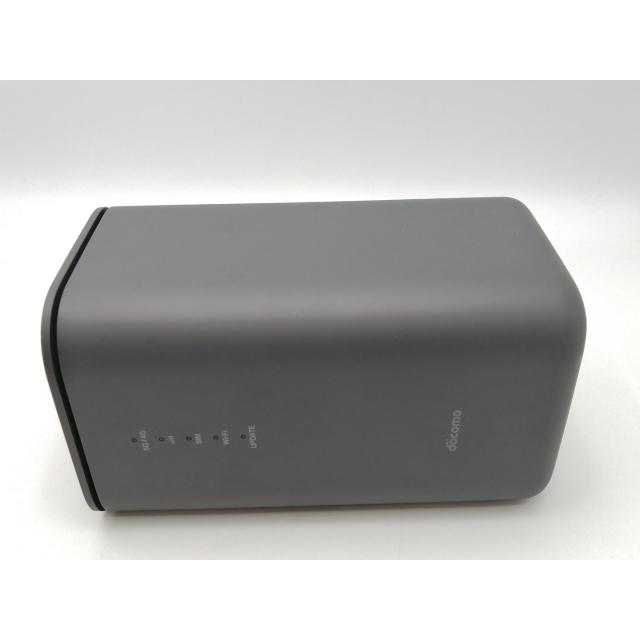中古】SHARP docomo 【SIMフリー】 home 5G HR02 [ダークグレー]【EC
