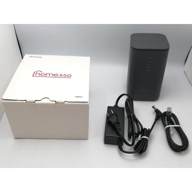 中古】SHARP docomo 【SIMフリー】 home 5G HR02 [ダークグレー]【EC