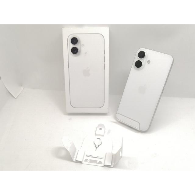中古】Apple au 【SIMフリー】 iPhone 16 128GB ホワイト MYDR3J/A