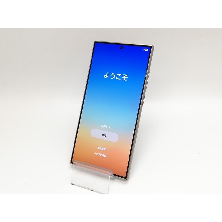 中古】SAMSUNG 国内版 【SIMフリー】 Galaxy S24 Ultra チタニウム