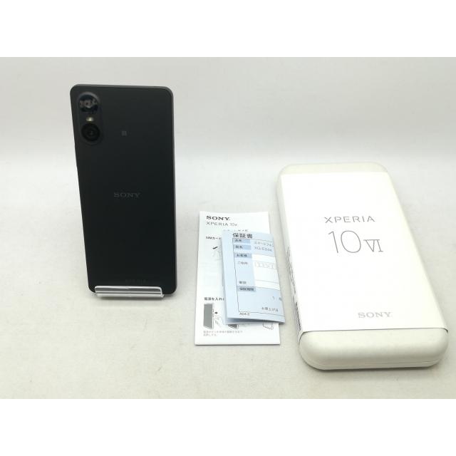 中古】SONY 国内版 【SIMフリー】 Xperia 10 VI ブラック 6GB 128GB XQ 