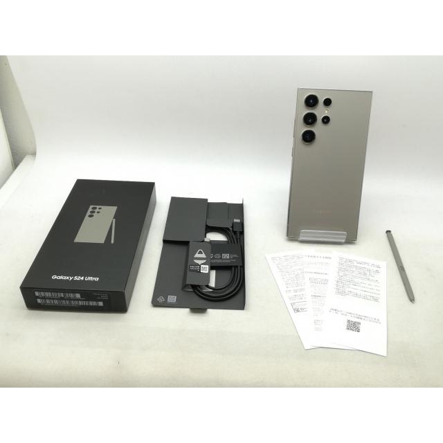 中古】SAMSUNG 国内版 【SIMフリー】 Galaxy S24 Ultra チタニウム