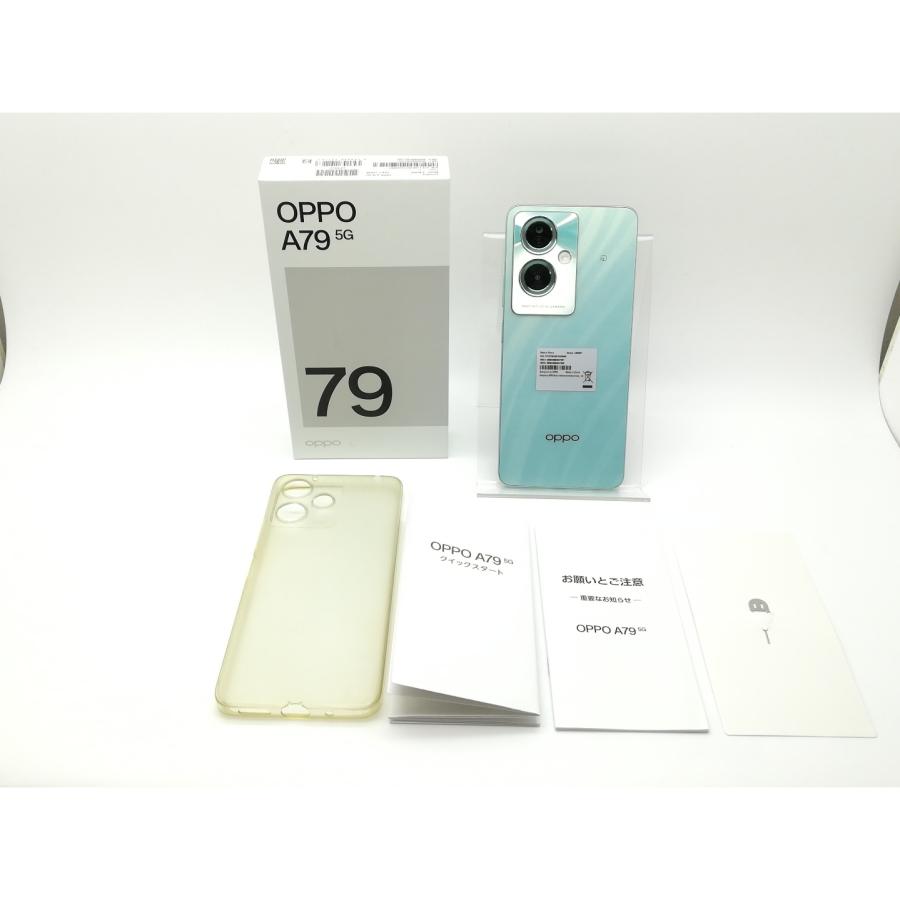 中古】Oppo ymobile 【SIMフリー】 OPPO A79 5G 4GB 128GB グロー