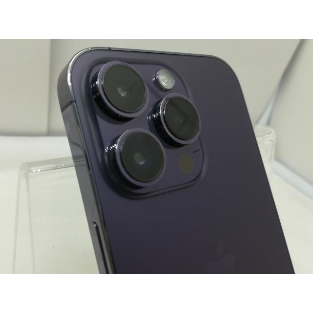 【中古】Apple 国内版 【SIMフリー】 iPhone 14 Pro 256GB ディープパープル MQ1E3J/A【川崎】保証期間１ヶ月【ランクC】の画像