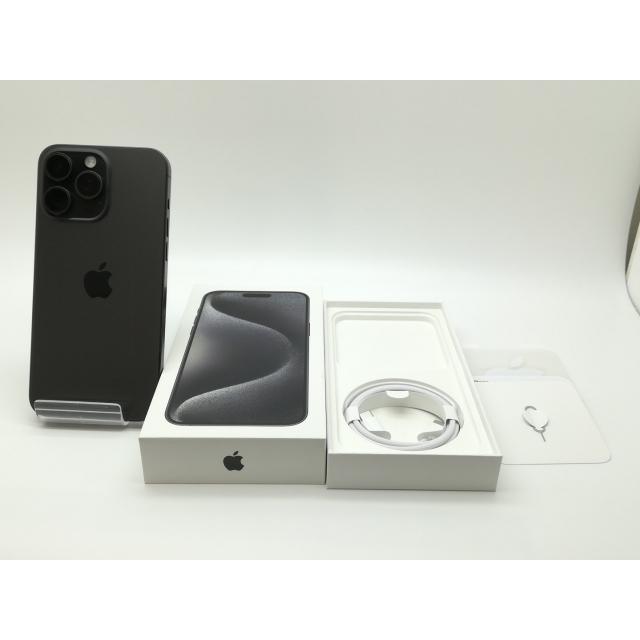 中古】Apple 国内版 【SIMフリー】 iPhone 15 Pro Max 256GB ブラック