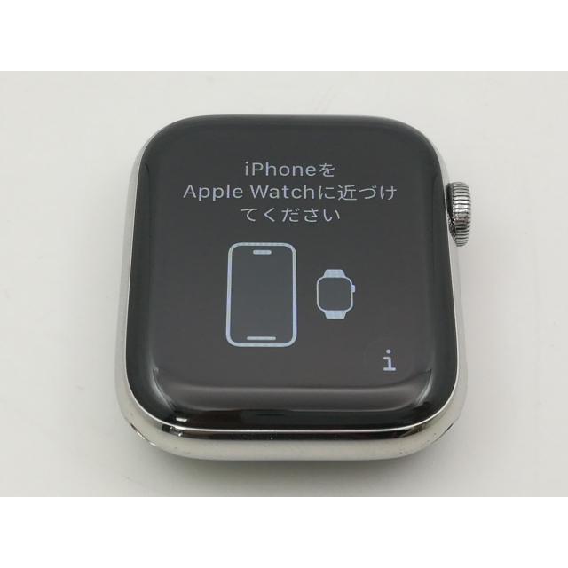 中古】Apple Apple Watch Series6 44mm Cellular シルバーステンレス 