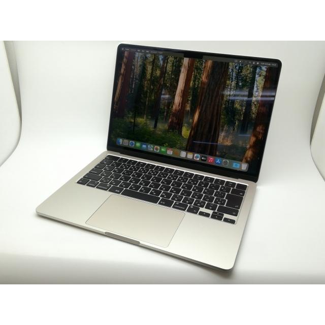 ほぼ未使用 13インチ MacBookAir m2 中古】Apple MacBook Air 13インチ CTO (M2,2022) スターライト M2(CPU