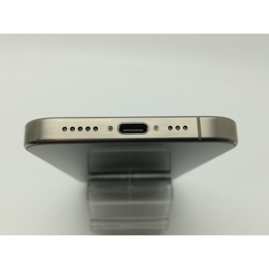 【中古】Apple 国内版 【SIMフリー】 iPhone 15 Pro 128GB ナチュラルチタニウム MTU93J/A【新橋】保証期間１ヶ月【ランクC】の画像