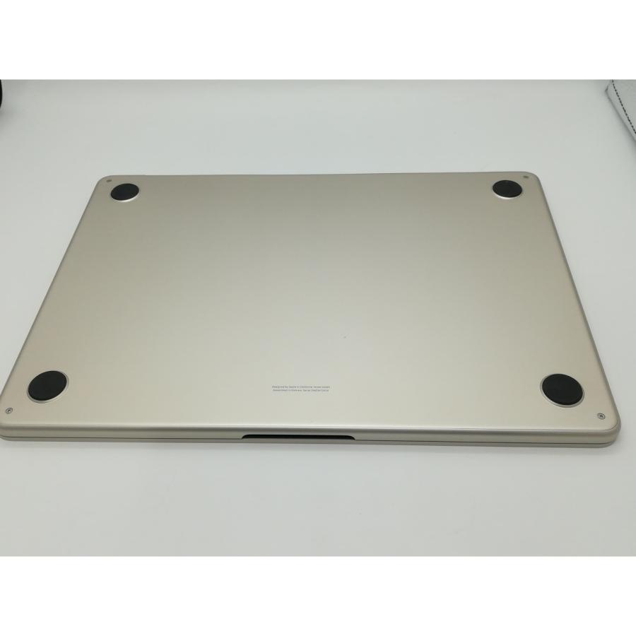 【中古】Apple MacBook Air 13インチ M2(CPU:8C/GPU:8C) 16GB/256GB スターライト MC7W4J/A (M2,2022)【新橋烏森通り】保証期間１ヶ月【ランクB】の画像