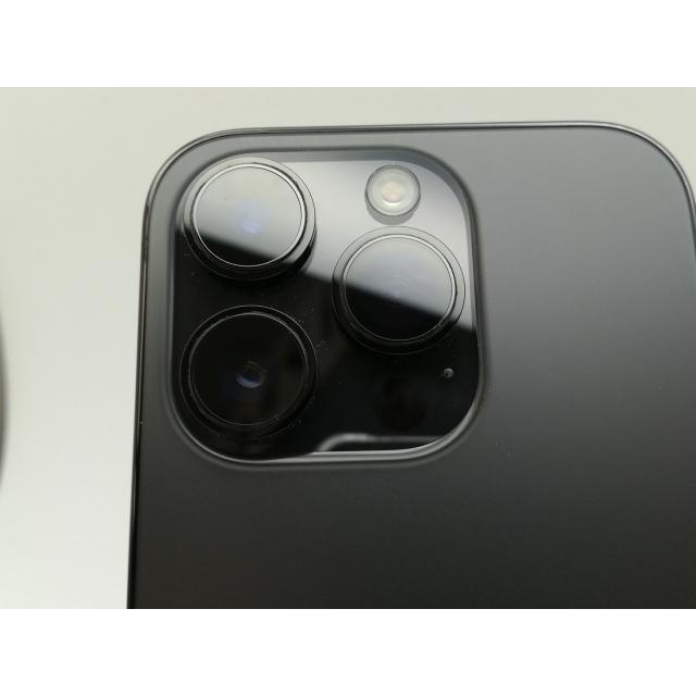 【中古】Apple 国内版 【SIMフリー】 iPhone 14 Pro 256GB スペースブラック MQ0Q3J/A【新橋】保証期間１ヶ月【ランクC】の画像