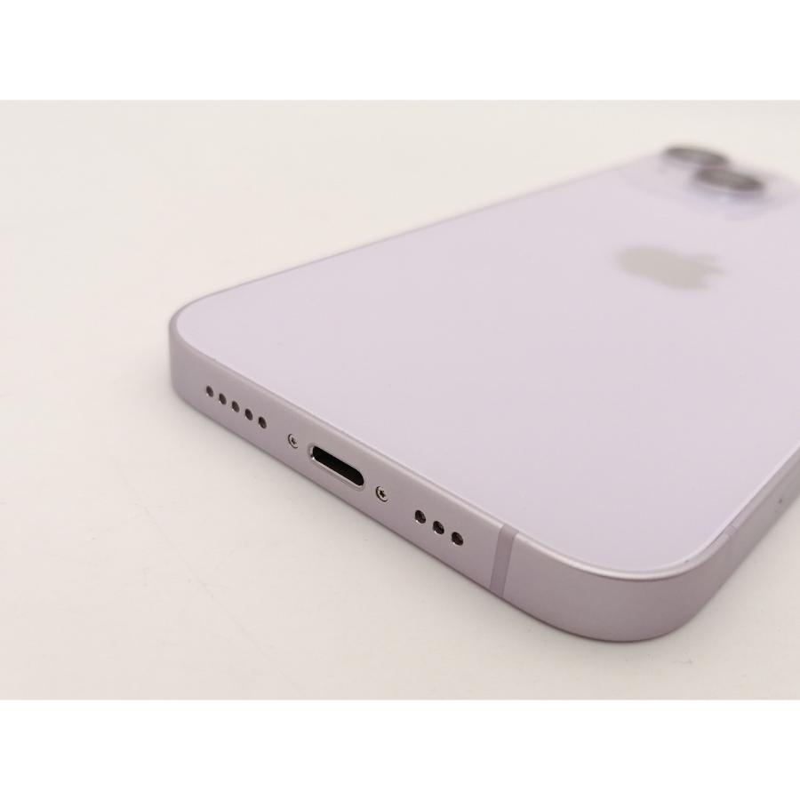 【中古】Apple 国内版 【SIMフリー】 iPhone 14 256GB パープル MPW93J/A【神保町】保証期間１ヶ月【ランクB】の画像