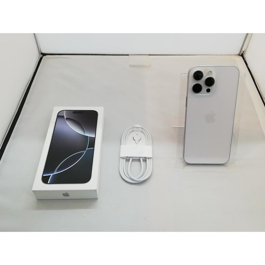 【中古】Apple 国内版 【SIMフリー】 iPhone 16 Pro Max 256GB ホワイトチタニウム MYWH3J/A【秋葉3号】保証期間１ヶ月【ランクB】の画像