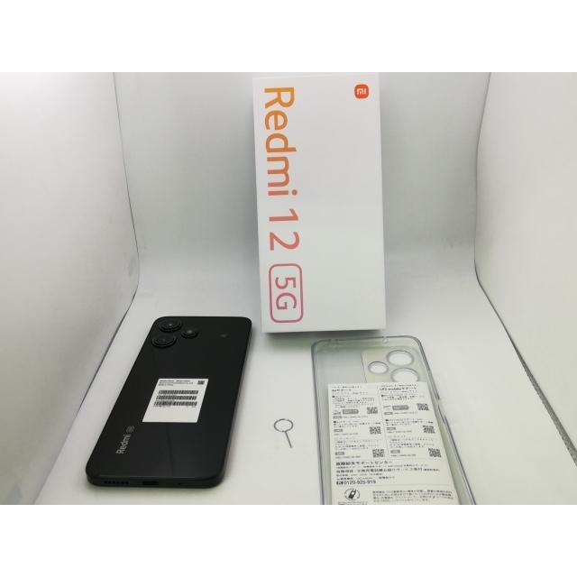 中古】Xiaomi UQmobile 【SIMフリー】 Redmi 12 5G 4GB 128GB